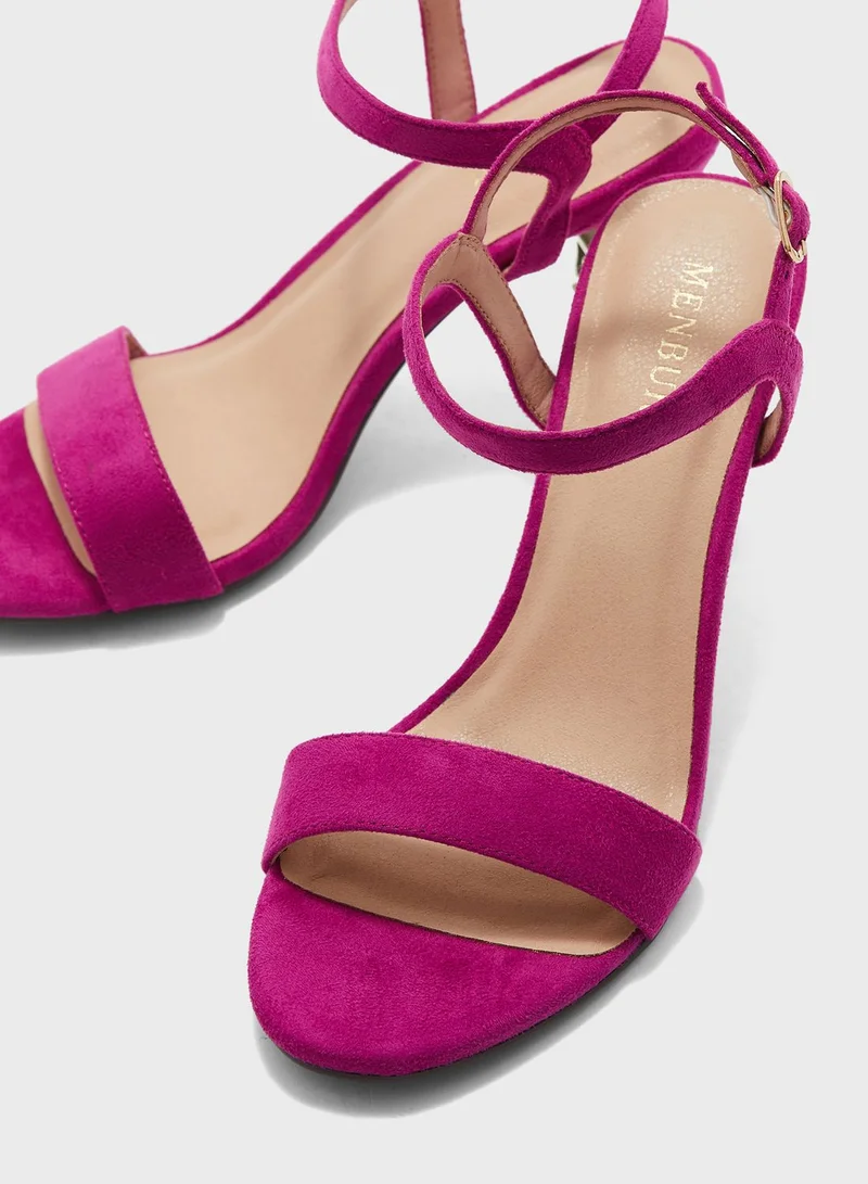 MENBUR Ankle Strap Heel Sandals