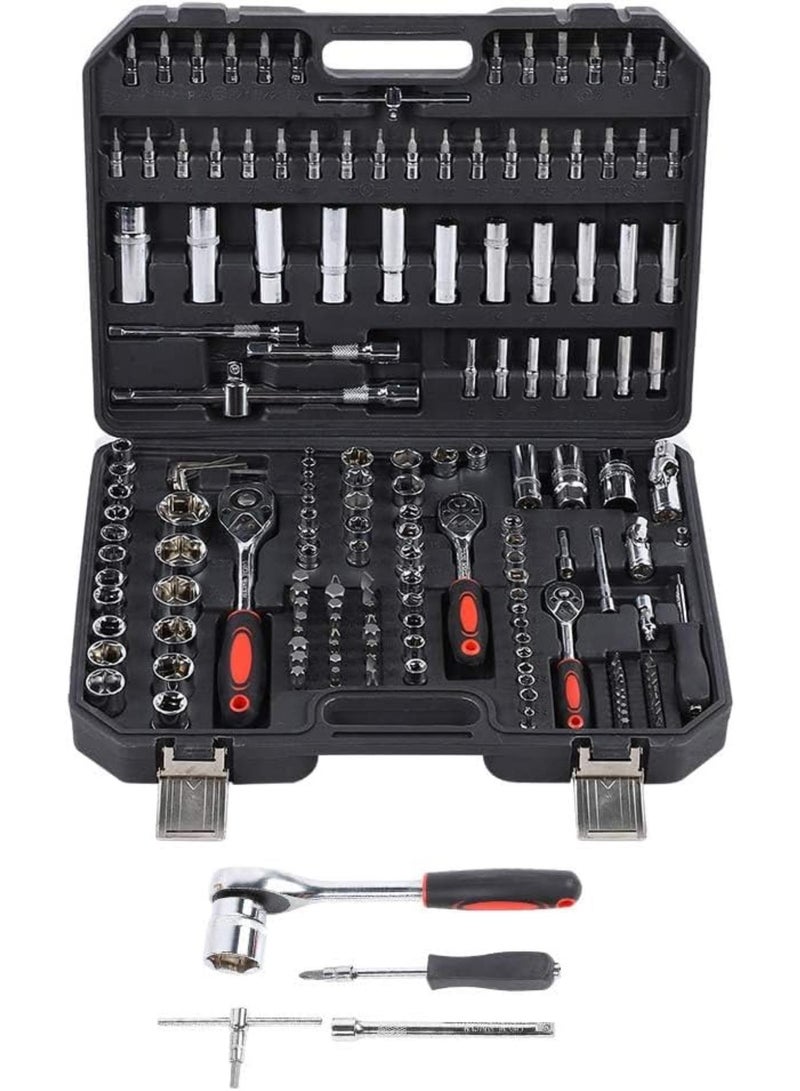GGOOT Socket Hand Operated Tools Hardware Industrial Supplies Drive 172Pcs Ratchet Wrench Set Socket Set - Image 1