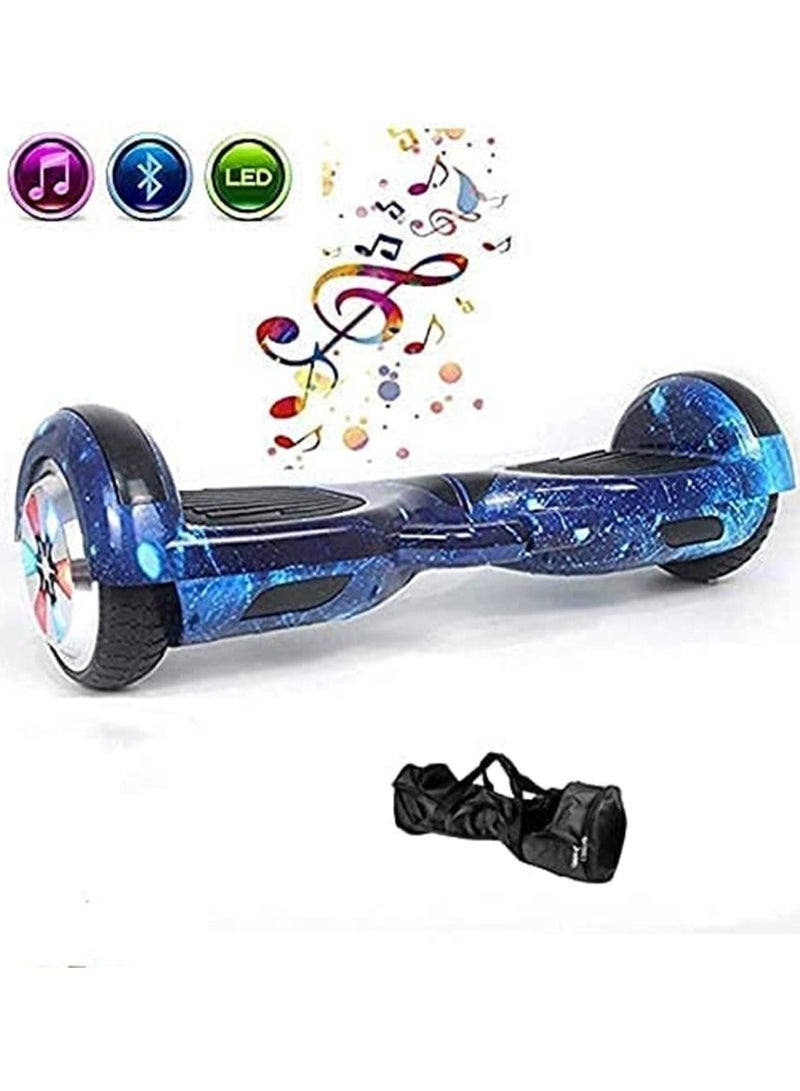 6.5 Inch Smart Self Balance Power Hoverboard Wheel, Adult Electric Scooters, Hoverboard for Kid, With Bluetooth Speakers And Led Lights Wheels And Carrying Bag Best Gift