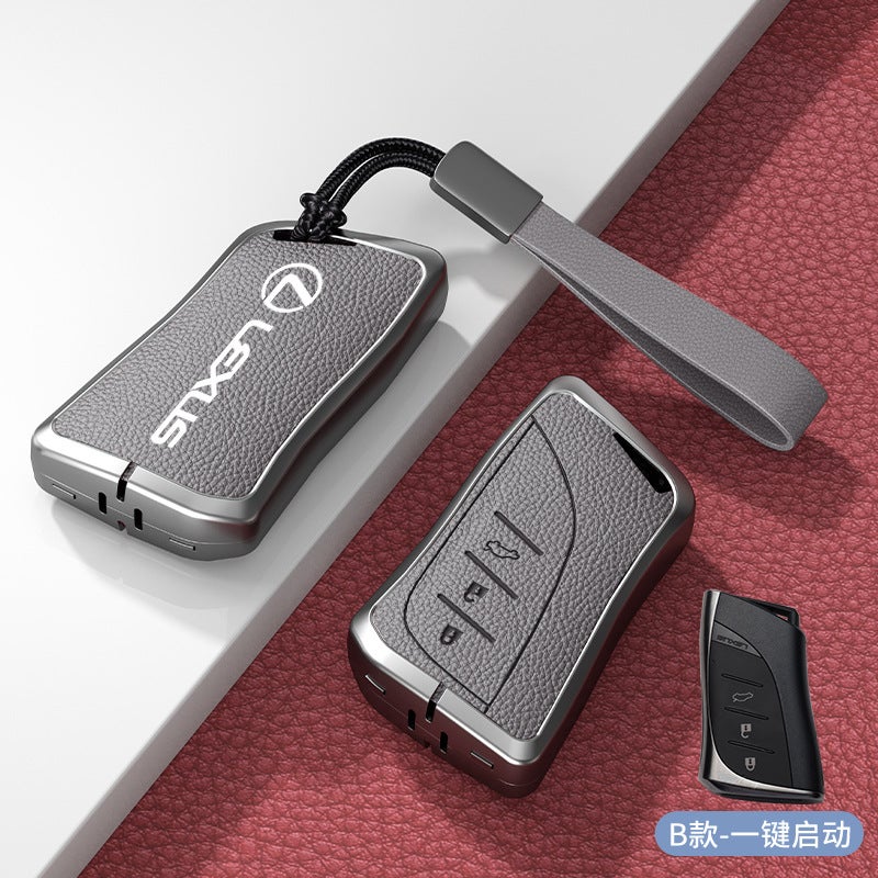LEXUS Luxury Zinc Alloy Key Case for Lexus Models - Compatible with ES200, ES300H, RX300, RX350H, NX260, and more - Image 1