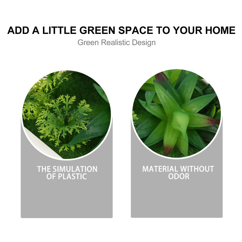 🌱 إطارات نباتات صناعية للزينة معاصم للجدران للمساحات الداخلية - Image 5