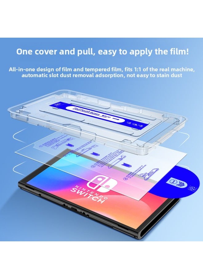 Generic Tempered Film For Nintendo Switch2 Game Machine HD Screen Glass Protector Tempered Film Dust-free Bin Protector-Color:Switch 2 Hd Tempered Film [dust-free Warehouse Box]  - Image 1