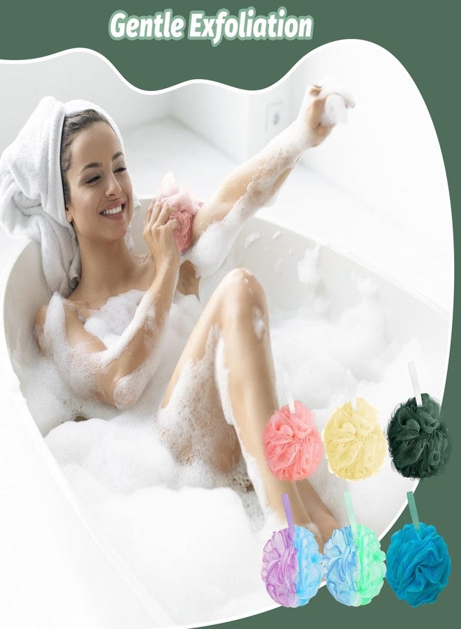 Amazerbst loofah,6 Pack Shower loofah loofah Sponge,50g Bath Sponge Body Scrubber for Women and Men - Image 3