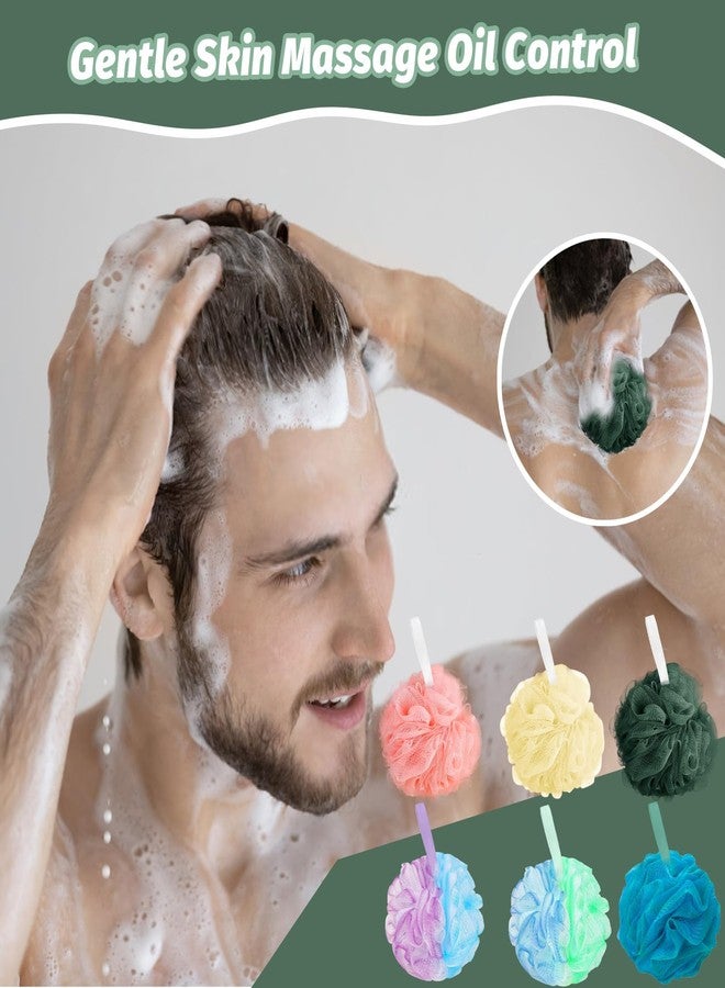 Amazerbst loofah,6 Pack Shower loofah loofah Sponge,50g Bath Sponge Body Scrubber for Women and Men - Image 4