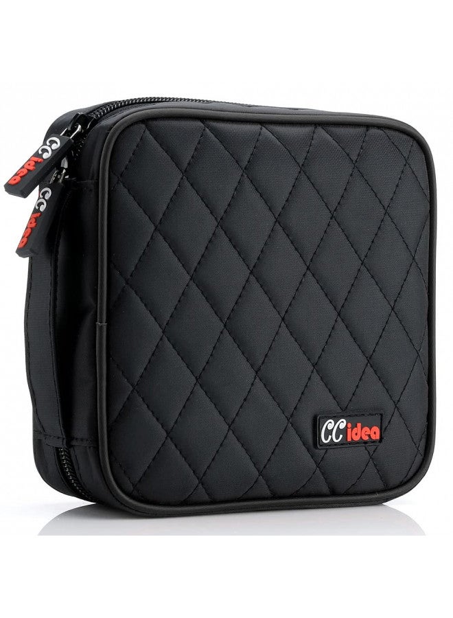 CCidea CCidea 40 Capacity CD/DVD Case Holder Portable Wallet Disc Storage Binder for Car, Home,Travel Carrying Organizer (Black) Specials - Image 1