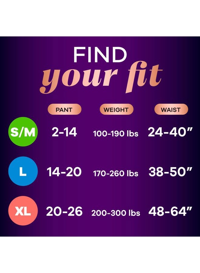 Always Discreet Boutique Low-Rise Postpartum Incontinence Underwear Size S/M Maximum Absorbency, Up to 100% Leak Protection, Black, 12 Count (Pack of 1) - Image 4