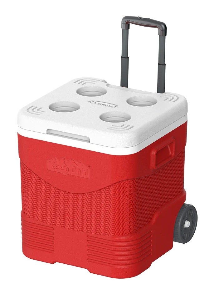 Cosmoplast 45L KeepCold Trolley Icebox with Wheels 