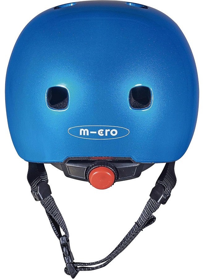 Micro Micro Blue Kids Helmet (AC2082BX) (S) | Kids Helmet | Kick Scooter Helmets | Sports Helmet for Kids | Helmet with Adjustable Straps | Riding Kids Helmet | Kids Safety | Helmet for Kids  - Image 4