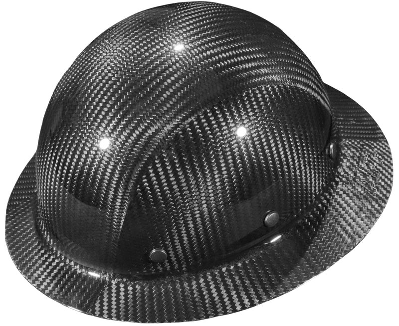 AFP Fiber Full Brim Hard Hat | 6 Point Ratchet Suspension | OSHA & ANSI Rated | Hard Hats for Men | Premium Construction Helmets for Safety - Image 1