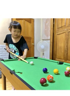 Sky Land Mini Pool Table | 70x37x60CM Tabletop Billiards Game for Kids & Adults | Compact & Portable Indoor Pool Set with Balls, Cues, Chalk & Triangle | Home, Office & Party Fun – TMX-018  - Image 5