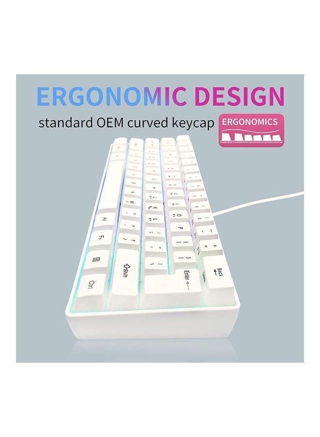 Rock Pow Wired RGB Backlit Waterproof Gaming Keyboard - Image 5