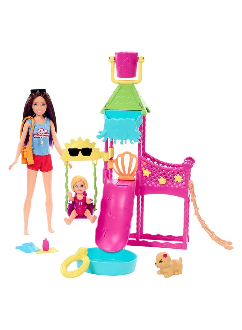 Barbie Skipper First Jobs Waterpark Playset with Doll - Image 3