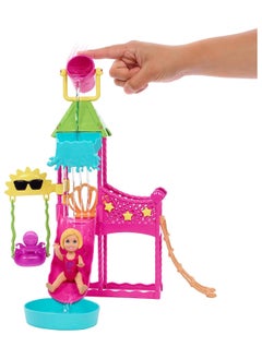 Mattel Games Barbie Skipper First Jobs Waterpark Playset with Doll  - Image 4