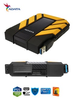 ADATA HD710 Pro DURABLE 1TB External HDD | Fast Data Anti-Shock Hard Drive | Compatible with PS5 XBOX | Shockproof Waterproof | Yellow  - Image 4