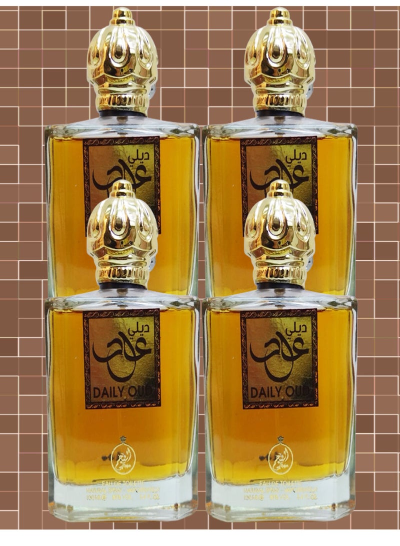 نجمة 4 قطع عطر ديلي عود 100 مل EDT - Image 1