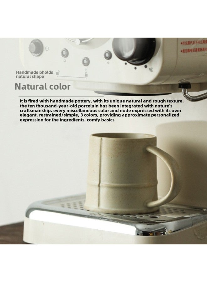 Yilongxuan Ceramic Hand-painted Water Cup Set Household Living Room Water Cup Hand-painted Coffee Cup Teapot Kettle-Color:Handmade Geometric Mug Without Handle - Image 4