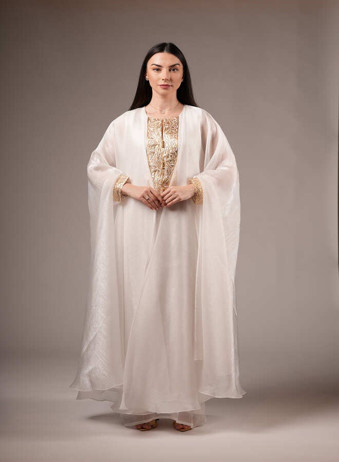 MAISON ARABELLE Embroidered Overlay Dress  - Image 1