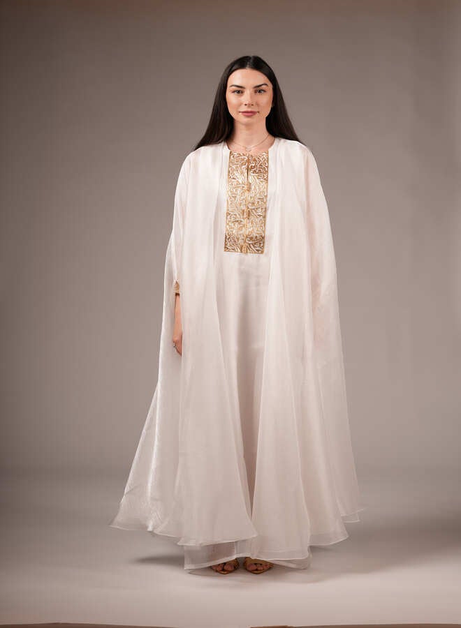 MAISON ARABELLE Embroidered Overlay Dress  - Image 4