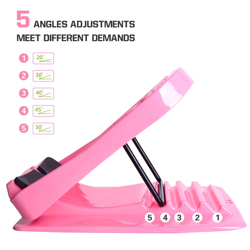 Foot Rest: Adjustable Angle Ergonomic Design - Anti-Slip Base Portable Accessory for Office Comfort, Posture Support, Fatigue Relief - Image 5