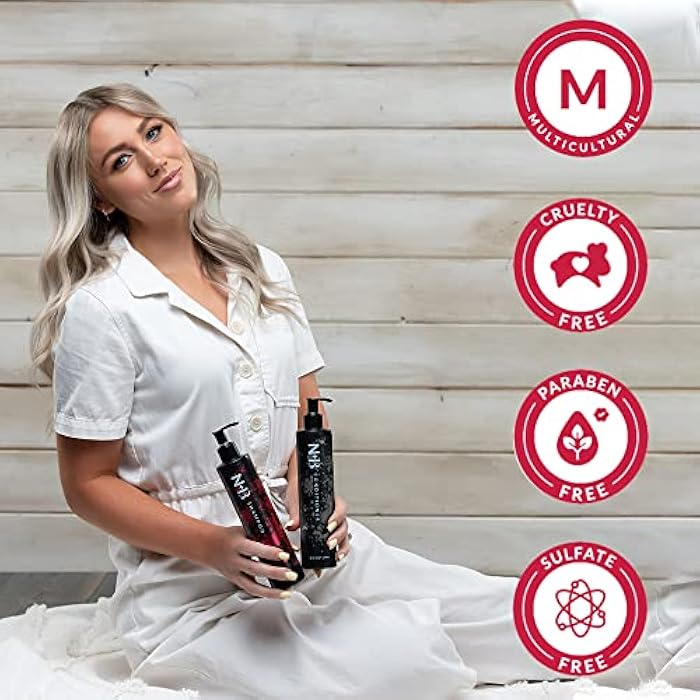 N+B Core Collection | Paraben-Free | For All Hair Types and Textures | Strengthens and Hydrates | Made in the USA (Shampoo/Conditioner) - Image 2
