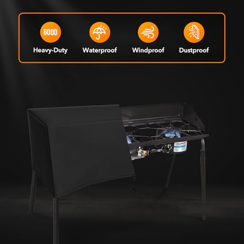 ZBXFCSH Heavy-Duty Patio Cover Fits Camp Chef 3 Burners Stove PRO90, SPG90B, TB90LW, TB90LWG, TB90LWG15 - Image 3