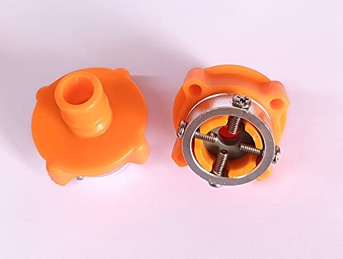 Water Tap Adapter for Washing Machine Orange 2 Pcs  - Image 1
