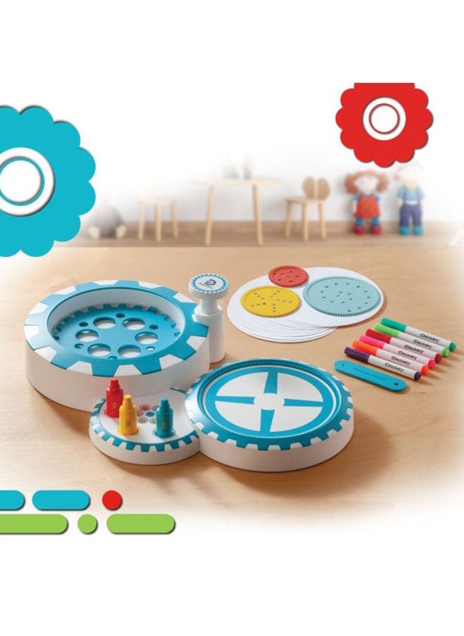Discovery - Kids Color Creations Dip & Spin Art Maker Set Creative Toy Hands-on Learning - Artistic Expression - Image 1