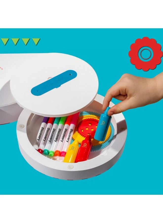 Discovery - Kids Color Creations Dip & Spin Art Maker Set Creative Toy Hands-on Learning - Artistic Expression - Image 1