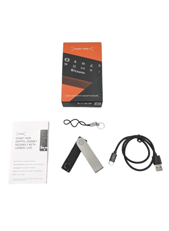 ليدجر نانو إكس | محفظة أجهزة آمنة لتخزين العملات المشفرة وNFT بارد، تدعم الاتصال عبر البلوتوث وType-C، وتدعم أكثر من 5000 عملة. - Image 3