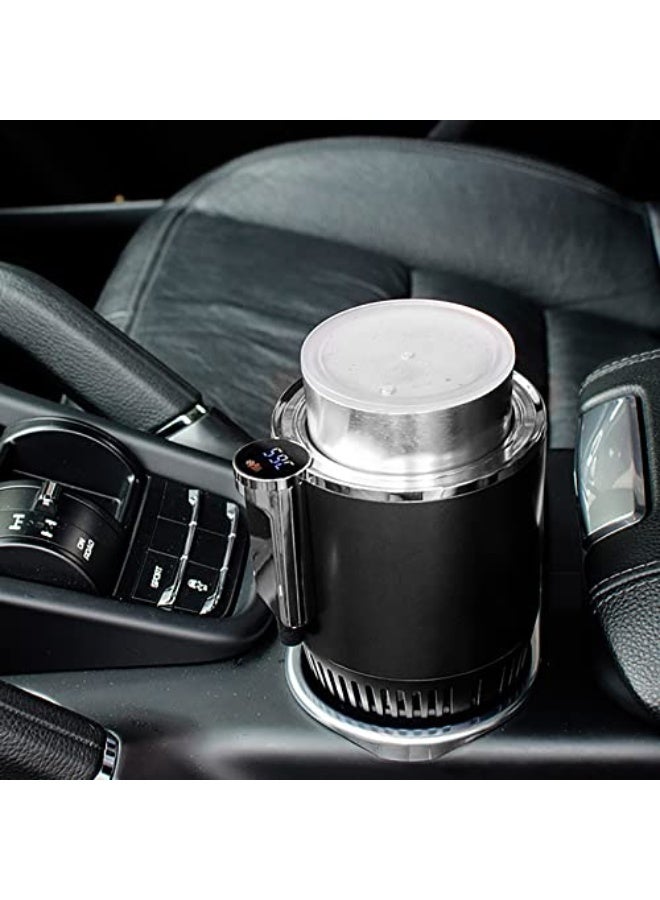 2-in-1 smart car cup, suitable for heating and cooling in cars and offices, smart cooling cup, can be used to cool drinks, drink cans and cup holders. - Image 1