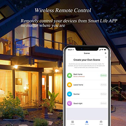 Lesim Smart WiFi Light Switch 3 Gang - Wireless Compatible with Alexa and Google Home - Image 3