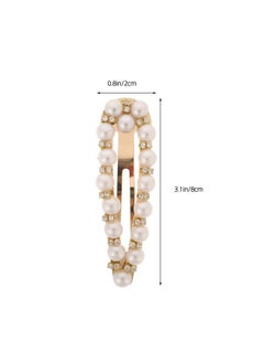 minkissy Korean Pearl Rhinestone Hair Barrettes - Girls Hair Clips, Snaps And Headpieces 