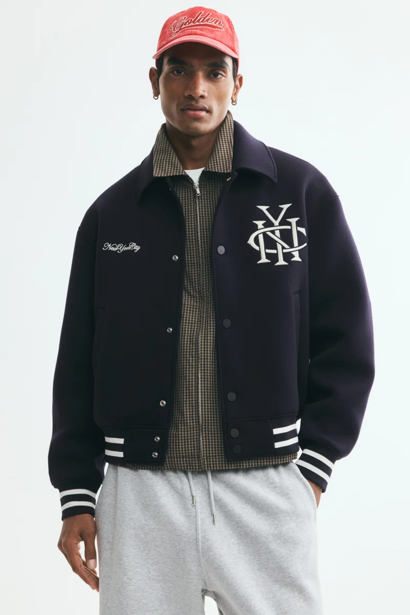 H&M  Scuba baseball jacket for Men | Best Price UAE