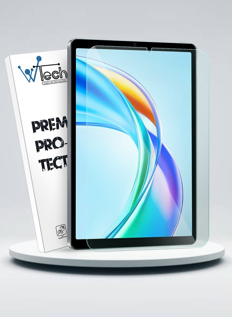 Wtech Honor Pad X7 2025 (8.7 inches) WTech Premium Series Curved Edges Full Cover Tempered Glass Tablet Screen Protector (TSGPCN) - Clear - Image 1