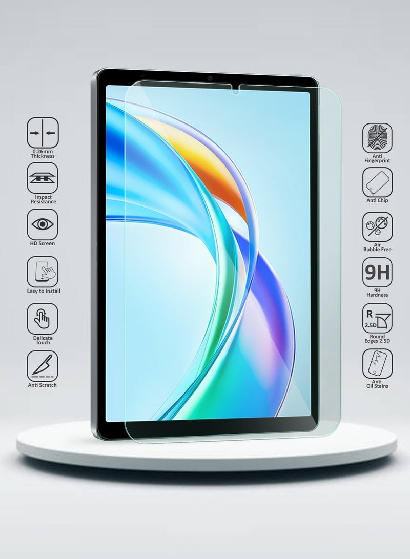 Wtech Honor Pad X7 2025 (8.7 inches) WTech Premium Series Curved Edges Full Cover Tempered Glass Tablet Screen Protector (TSGPCN) - Clear - Image 2