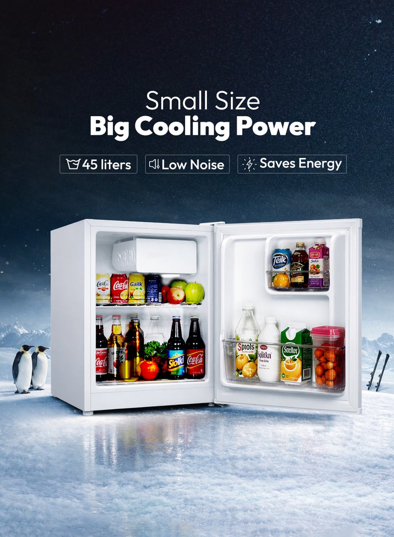 Stargold Small Upright Freezer 45L Mini Standalone Freezer, 90W 220-240V Non-Inverter Compressor Fridge, Refrigerant R600a, 4 Star Energy, Freezer Compartment, Mechanical Control, Reversible Door, Recessed ABS Handle & Low Noise System for Home & Office Small Chest Freezer, SG-HF45L White - Image 5