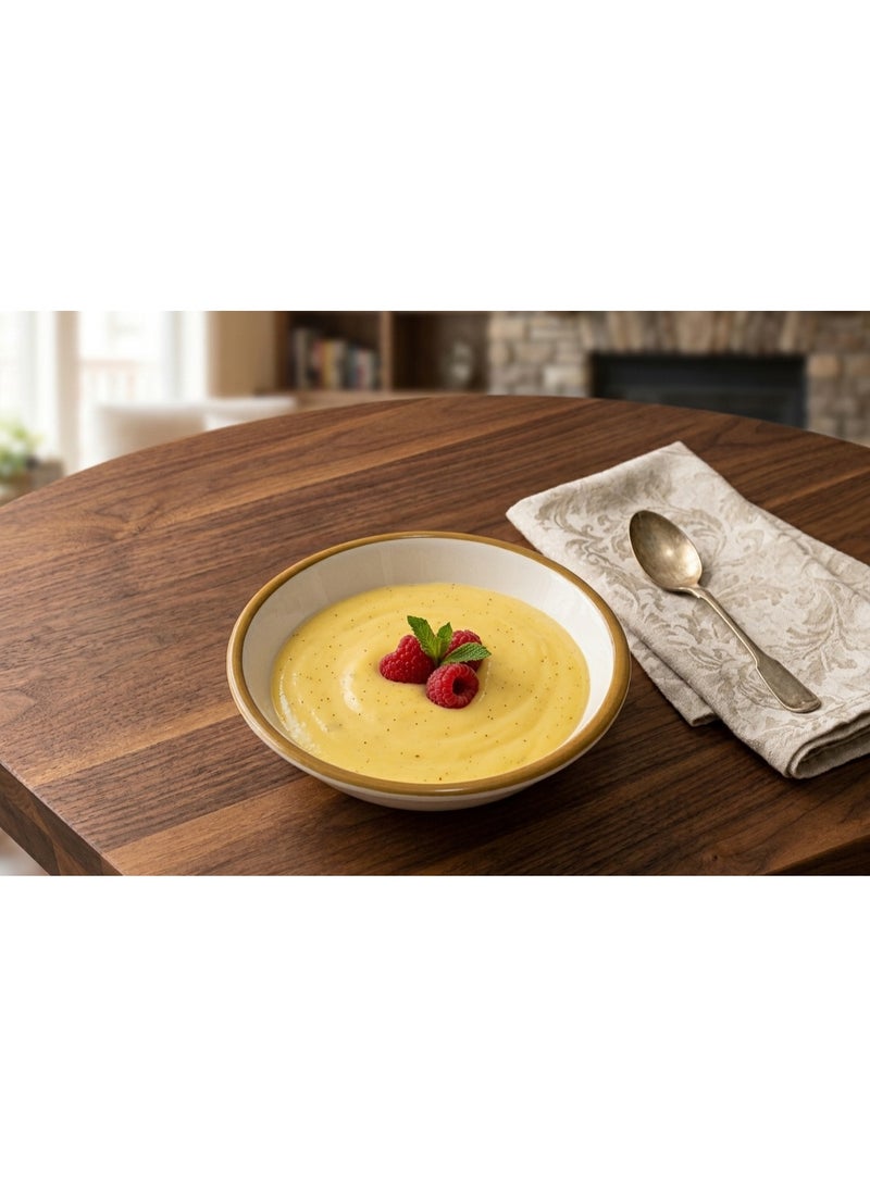 6-Piece Melamine Custard Bowl Set, Decorative Pattern - Image 2