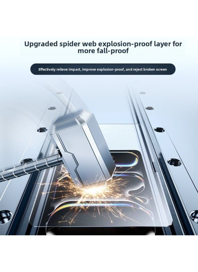 Generic - Suitable For Ipadair7 Frosted Tempered Film 24 IPad11 Generation Protective Film For Apple Mini7pro Glass Film-Color:Ag Frosted Nude Film + Packaging-Size:Ipad Pro 13inch 24 Models - Image 1