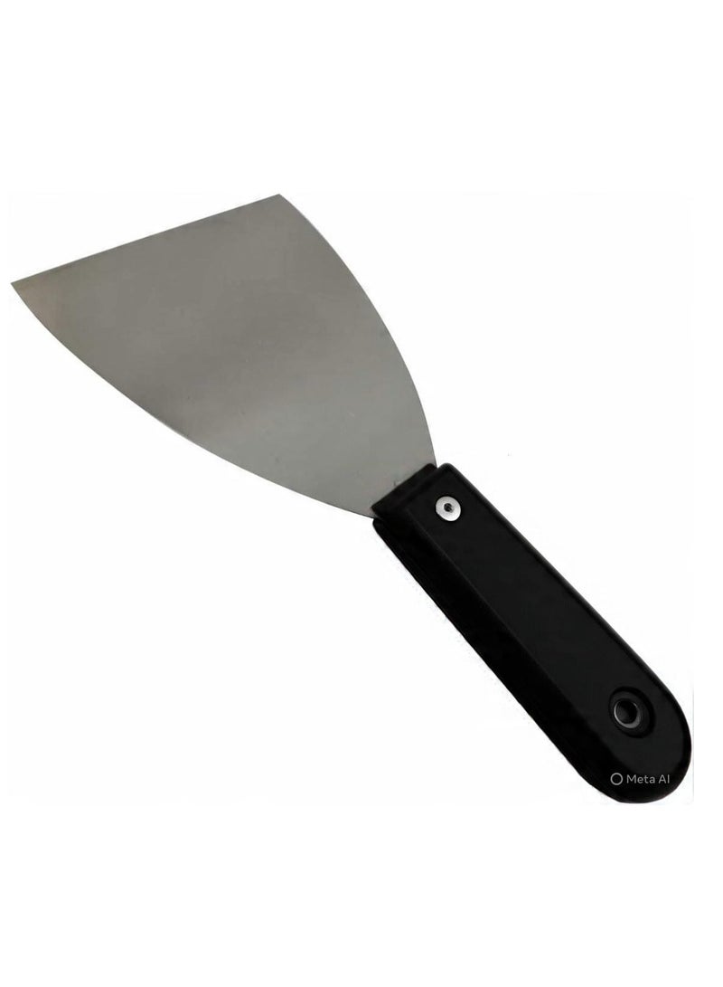 Royal Apex Stainless Steel Joint Knife Flexible Drywall Joint Knife with Comfortable Handle for Decorating Tools, Strong Paint Scraper, Filler Knife, Paint Removal Scraper (4 Inch) - Image 1