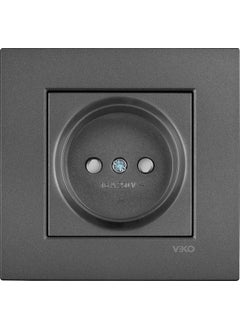 Viko Smoked Socket Grounded Artline Novella  - Image 1