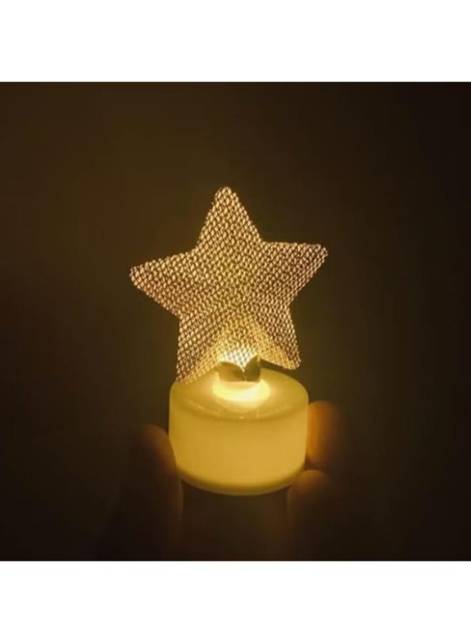 Led Star Night Candle (PACK OF 3) - Image 2