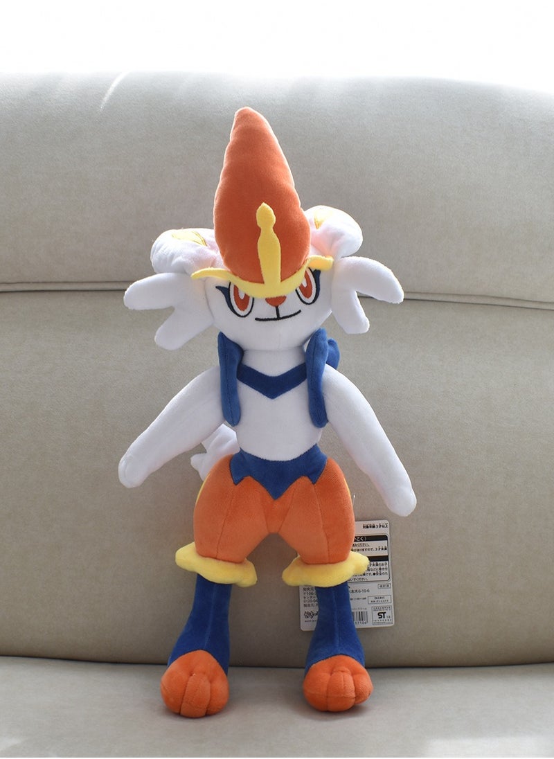 Large 17-inch, new cinderaceplush flash ace plush doll Yan rabbit doll for children's birthday and holiday gifts  - Image 1
