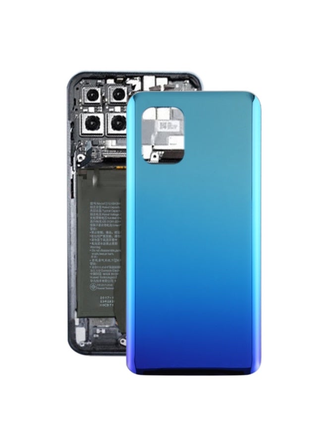 Glass Material Battery Back Cover for Xiaomi Mi 10 Lite (Glass Material) 5G/Mi 10 Youth 5G - Blue - Mi 4s Original - Image 1