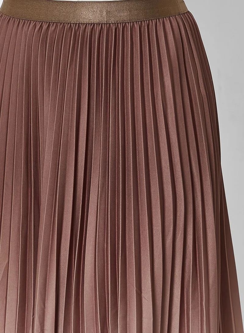 ELLA Ombre Pleat Detail Skirt