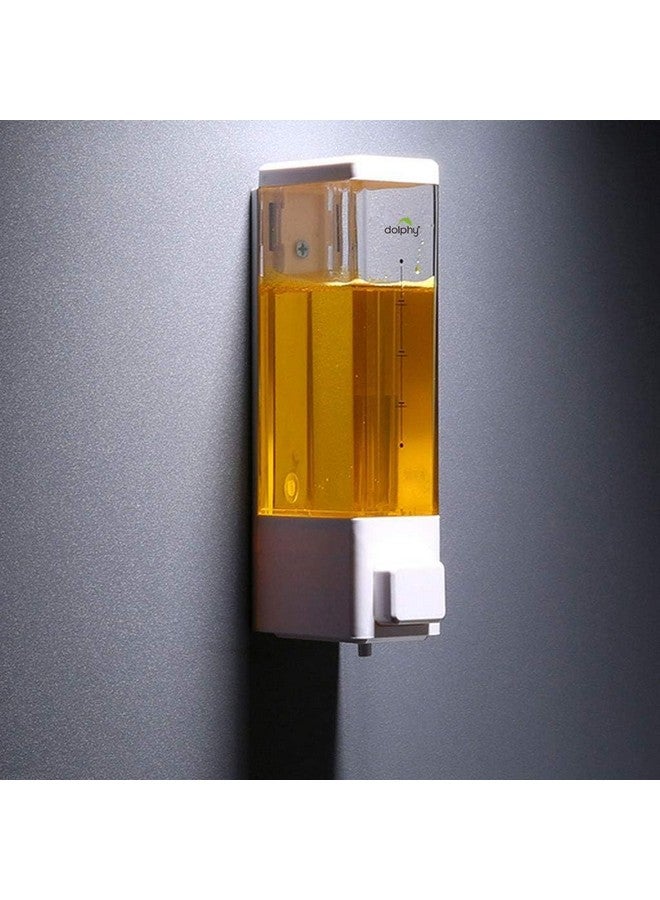 موزع سائل الصابون المثبت على الحائط دولفي ABS 300 مل - أبيض