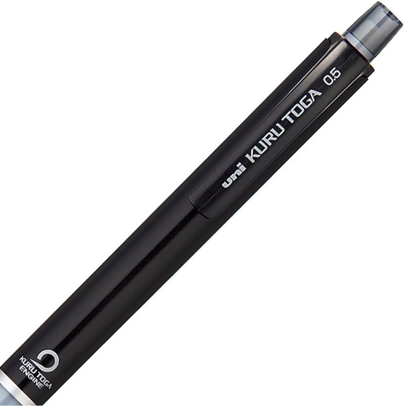 UNI Kuru Toga Standard Mechanical Pencil M5-450 1P.24, 0.5 mm, Black, Plastic & Metal, 1 pencil for school - Image 3