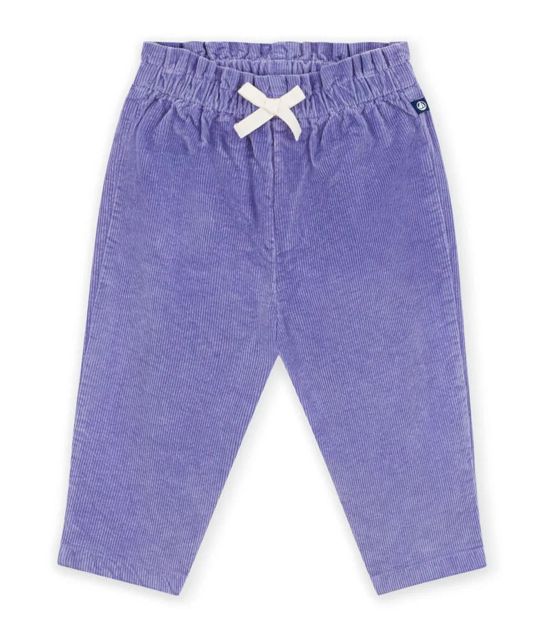 Petit Bateau Babies' Plain Corduroy Trousers