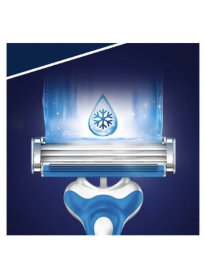 جيليت ماكينة حلاقة بلو 3 كوول للرجال 6 قطع - Image 2