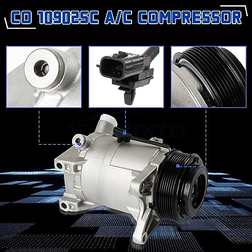 Kessocco CO 11319C AC Compressor for Car, Fits for 2013-2015 Nissan Pathfinder 3.5L, for 2009-2014 Nissan Maxima 3.5L, for 2009-2014 Nissan Murano 3.5L, for 2011-2015 Nissan Quest 3.5L - Image 4