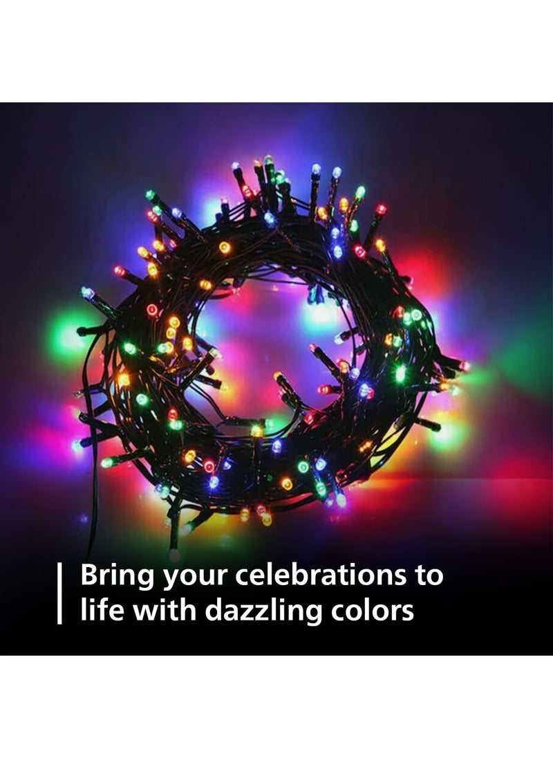ECOLINK EcoLink StarGlow 9 Meter 48 LED String Light Decorative LED String Light for Home Decoration Plug Play Ladi Light for Indoor Outdoor Decorations Multi colour Pack of 1  - Image 4